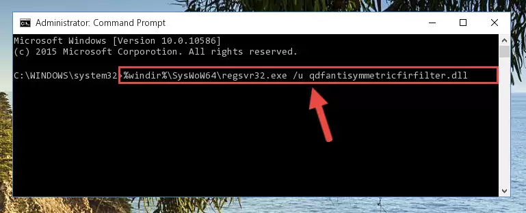 Making a clean registry for the Qdfantisymmetricfirfilter.dll file in Regedit (Windows Registry Editor)