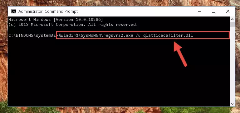 Creating a clean and good registry for the Qlatticecafilter.dll file (64 Bit için)