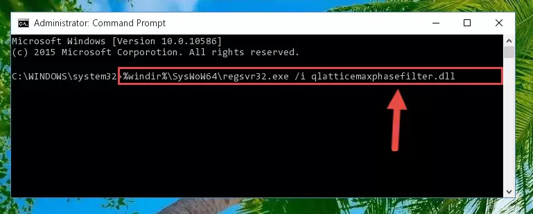 Uninstalling the Qlatticemaxphasefilter.dll file's problematic registry from Regedit (for 64 Bit)