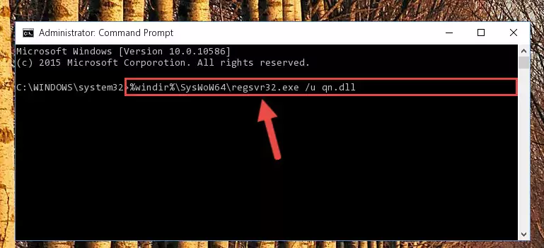 Creating a new registry for the Qn.dll file