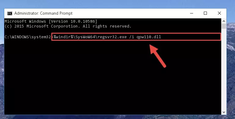 Uninstalling the Qpw110.dll file's broken registry from the Registry Editor (for 64 Bit)