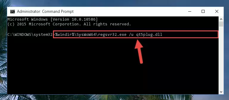 Creating a clean registry for the Qt5plug.dll file (for 64 Bit)