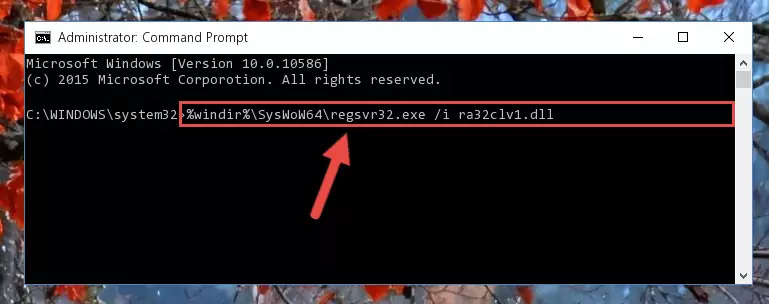 Uninstalling the Ra32clv1.dll library's problematic registry from Regedit (for 64 Bit)