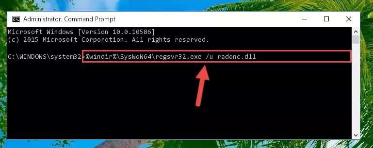 Making a clean registry for the Radonc.dll file in Regedit (Windows Registry Editor)