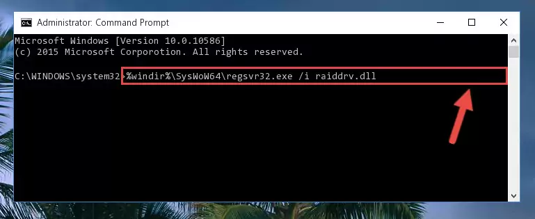 Uninstalling the broken registry of the Raiddrv.dll file from the Windows Registry Editor (for 64 Bit)