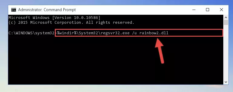 Creating a new registry for the Rainbow2.dll library