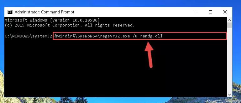 Making a clean registry for the Randg.dll library in Regedit (Windows Registry Editor)