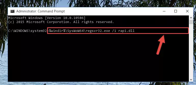 Uninstalling the Rapi.dll file's broken registry from the Registry Editor (for 64 Bit)