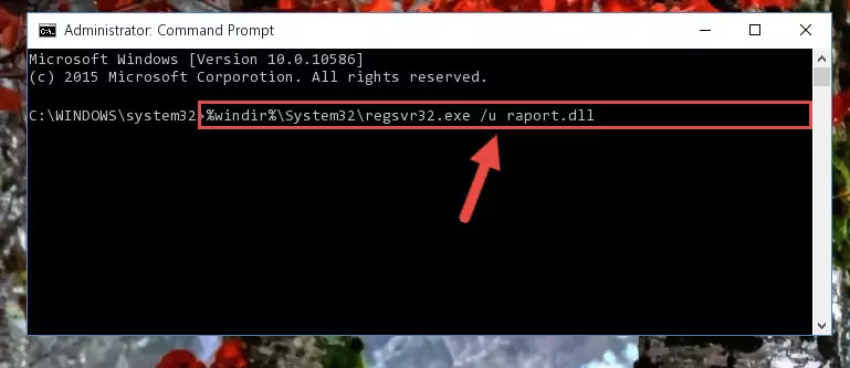 Making a clean registry for the Raport.dll library in Regedit (Windows Registry Editor)