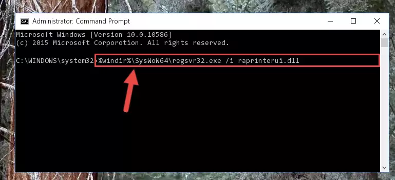 Uninstalling the Raprinterui.dll file's problematic registry from Regedit (for 64 Bit)