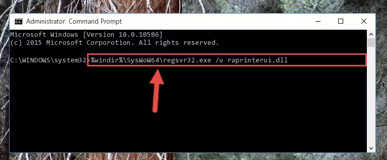 Creating a clean and good registry for the Raprinterui.dll file (64 Bit için)