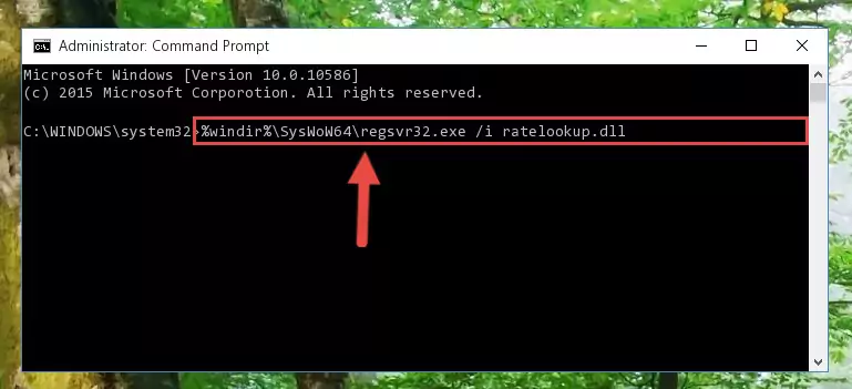Uninstalling the Ratelookup.dll library's problematic registry from Regedit (for 64 Bit)