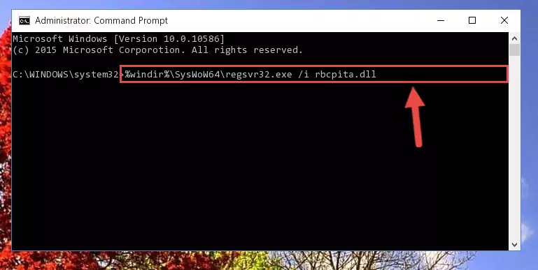 Uninstalling the broken registry of the Rbcpita.dll library from the Windows Registry Editor (for 64 Bit)