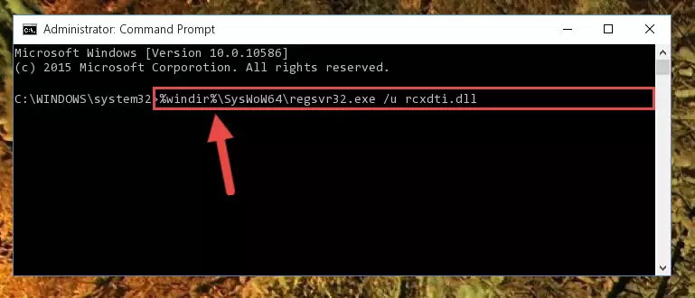 Creating a clean and good registry for the Rcxdti.dll library (64 Bit için)