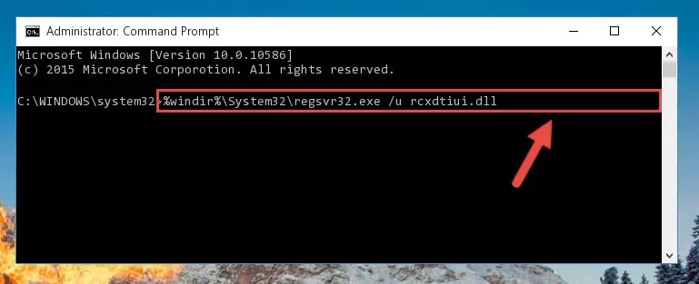 Making a clean registry for the Rcxdtiui.dll file in Regedit (Windows Registry Editor)