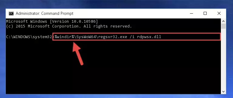 Uninstalling the Rdpwsx.dll file's broken registry from the Registry Editor (for 64 Bit)