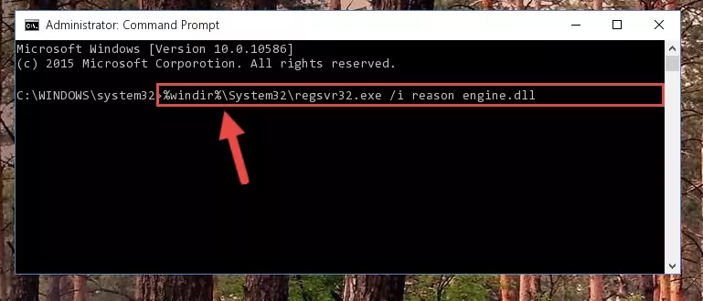 Uninstalling the Reason engine.dll library from the system registry