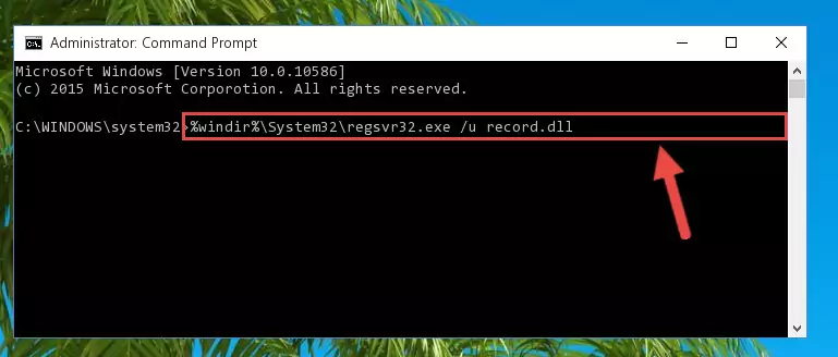 Making a clean registry for the Record.dll library in Regedit (Windows Registry Editor)