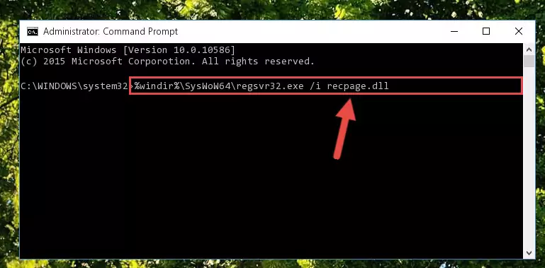 Uninstalling the Recpage.dll file's problematic registry from Regedit (for 64 Bit)