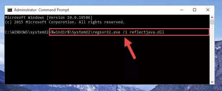 Deleting the damaged registry of the Reflectjava.dll