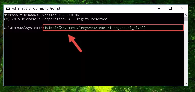 Creating a clean registry for the Regsrespl_pl.dll file (for 64 Bit)