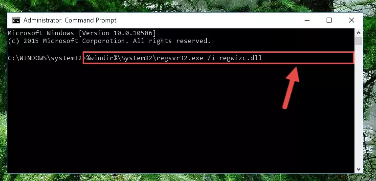 Creating a clean registry for the Regwizc.dll file (for 64 Bit)