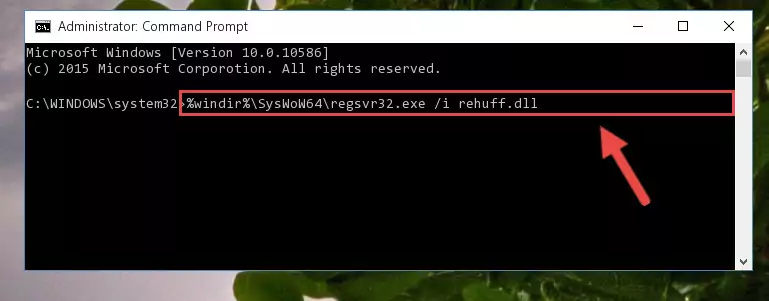 Uninstalling the Rehuff.dll library's problematic registry from Regedit (for 64 Bit)
