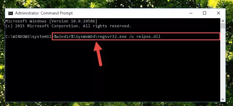 Creating a clean registry for the Relpos.dll file (for 64 Bit)