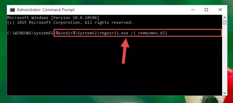 Deleting the damaged registry of the Remezmex.dll