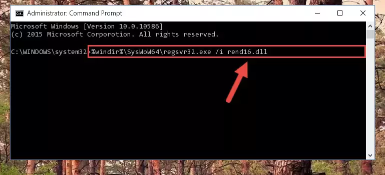 Uninstalling the Rend16.dll file's problematic registry from Regedit (for 64 Bit)
