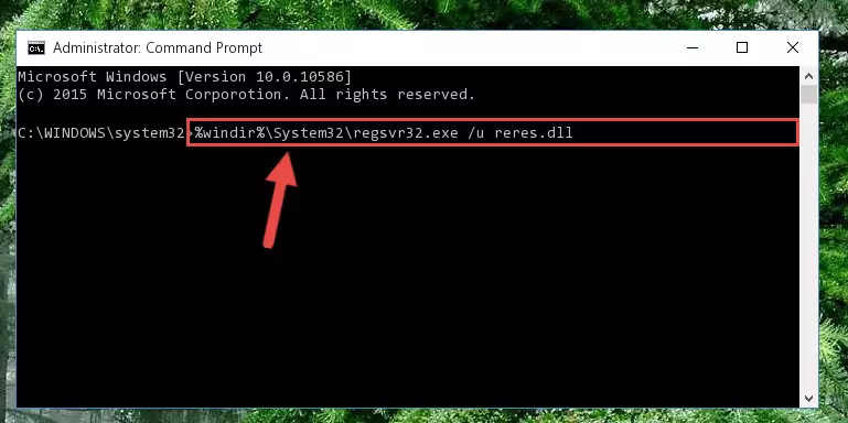 Making a clean registry for the Reres.dll library in Regedit (Windows Registry Editor)