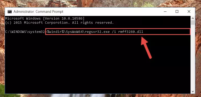 Uninstalling the Rmff3260.dll file's problematic registry from Regedit (for 64 Bit)
