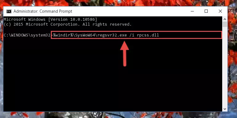 Uninstalling the Rpcss.dll library's problematic registry from Regedit (for 64 Bit)