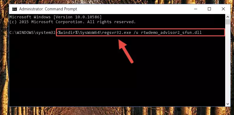 Reregistering the Rtwdemo_advisor2_sfun.dll file in the system (for 64 Bit)