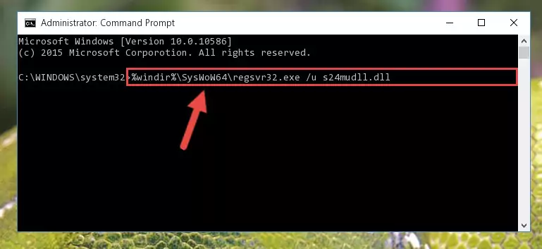 Creating a new registry for the S24mudll.dll file