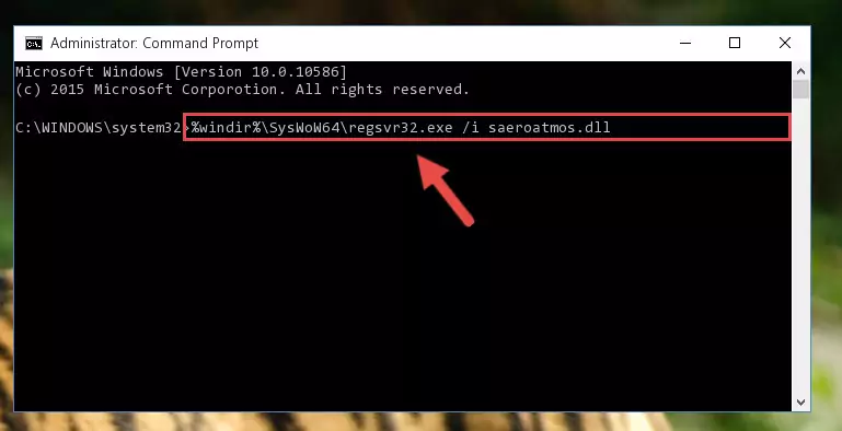 Uninstalling the broken registry of the Saeroatmos.dll file from the Windows Registry Editor (for 64 Bit)