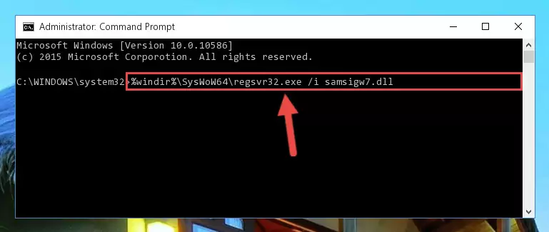Uninstalling the Samsigw7.dll file's problematic registry from Regedit (for 64 Bit)