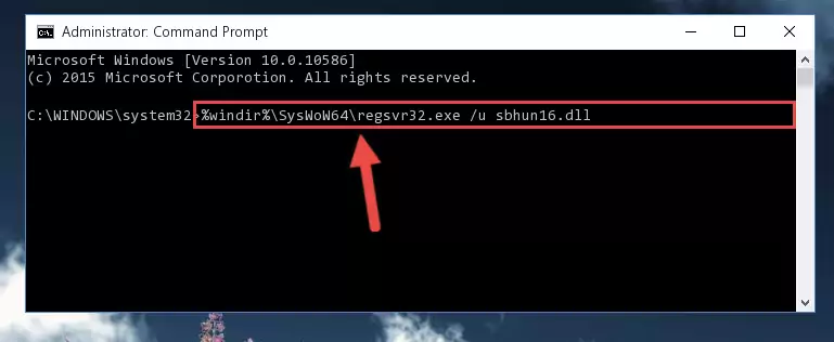 Making a clean registry for the Sbhun16.dll library in Regedit (Windows Registry Editor)