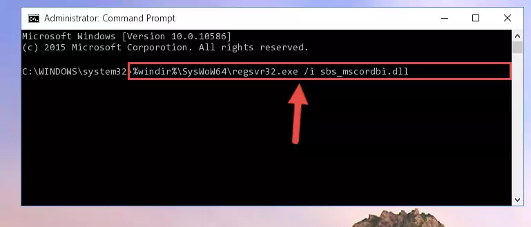 Uninstalling the Sbs_mscordbi.dll file's problematic registry from Regedit (for 64 Bit)