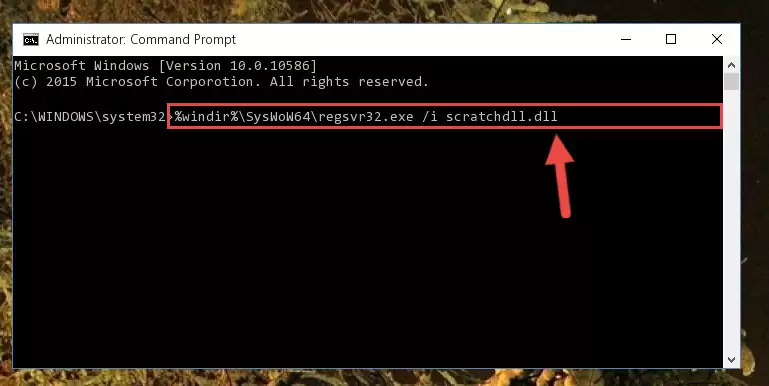 Uninstalling the Scratchdll.dll file's problematic registry from Regedit (for 64 Bit)