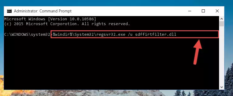 Making a clean registry for the Sdffirtfilter.dll file in Regedit (Windows Registry Editor)