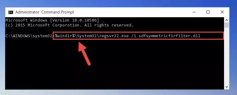 Creating a clean and good registry for the Sdfsymmetricfirfilter.dll file (64 Bit için)