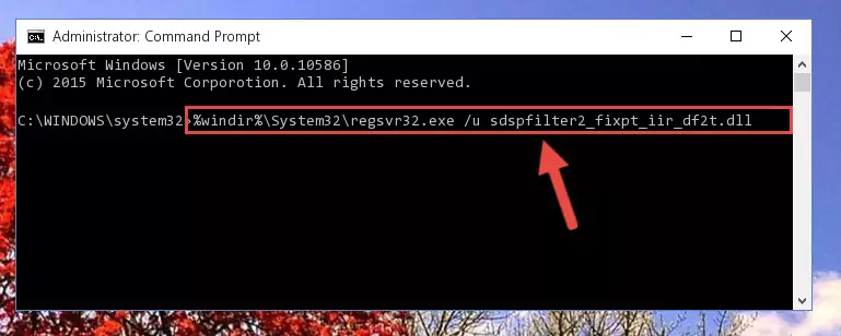 Extracting the Sdspfilter2_fixpt_iir_df2t.dll file