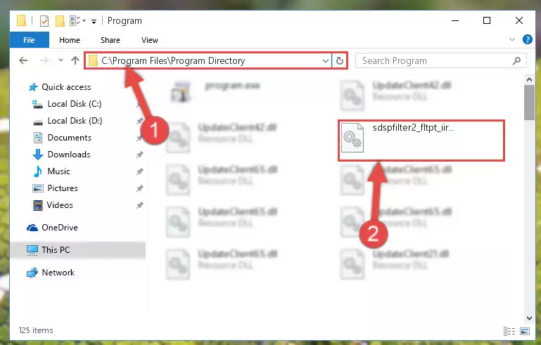Uninstalling the Sdspfilter2_fltpt_iir.dll file's problematic registry from Regedit (for 64 Bit)