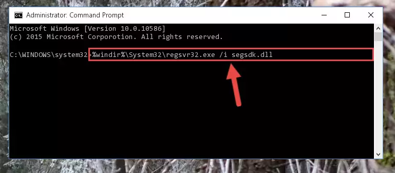 Creating a clean registry for the Segsdk.dll file (for 64 Bit)