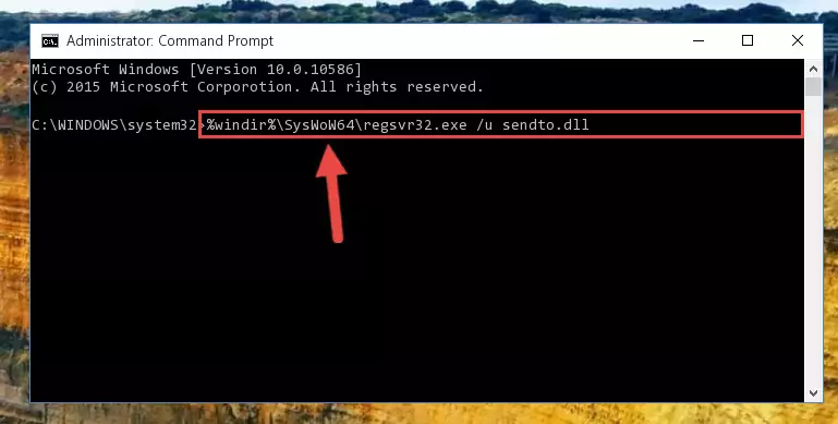 Creating a clean registry for the Sendto.dll file (for 64 Bit)