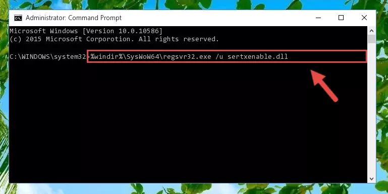Creating a clean registry for the Sertxenable.dll file (for 64 Bit)