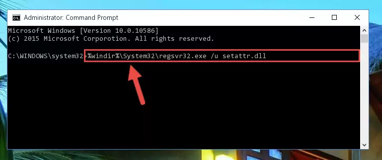 Making a clean registry for the Setattr.dll file in Regedit (Windows Registry Editor)
