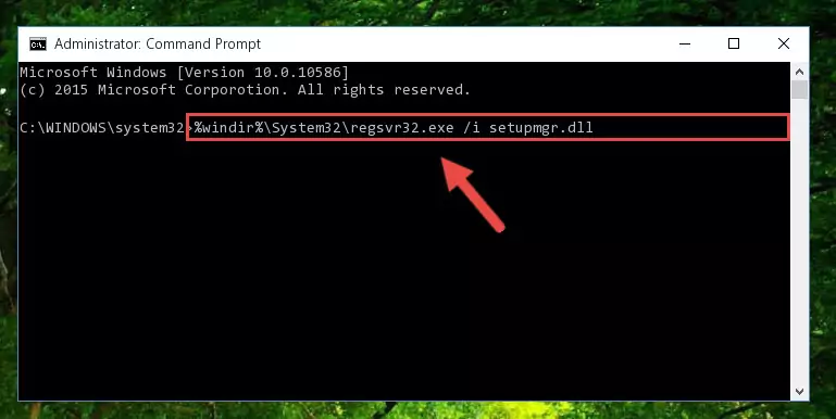 Creating a clean registry for the Setupmgr.dll file (for 64 Bit)