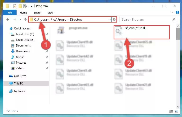 Uninstalling the Sf_cpp_sfun.dll library's problematic registry from Regedit (for 64 Bit)